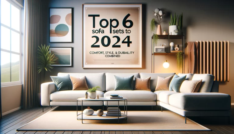 Top 6 Sofa Sets to Buy in 2024: Comfort, Style, and Durability Combined
